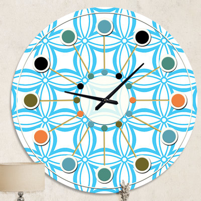 Horloge murale rétro Mid-Century
