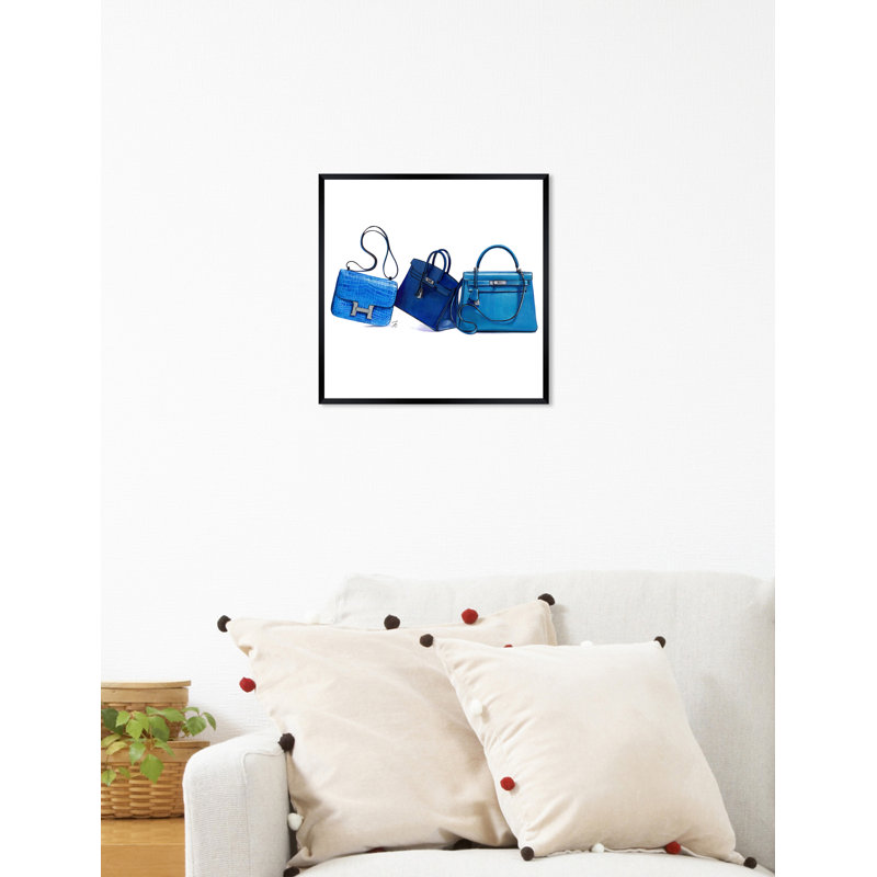 «Damilola Doll Memories Blue Shades», impression, H 14 po x l 14 po x P 0,5 po, Cadre photo