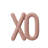 Chic XO Cast Metal Trivet