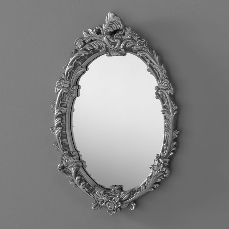 Baylor Flat Mirror, Silver