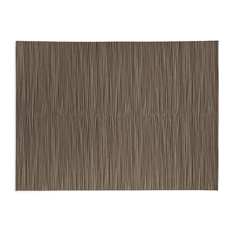 Eric Low Profile Kitchen Mat, Mocha Brown, Rectangle 4' x 6'