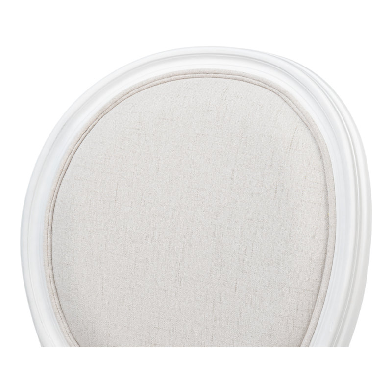Hugo Upholstered Dining Chair, White