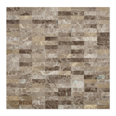 Urbain 11.42 in. W x 11.57 in. L Peel and Stick Mosaic Tile