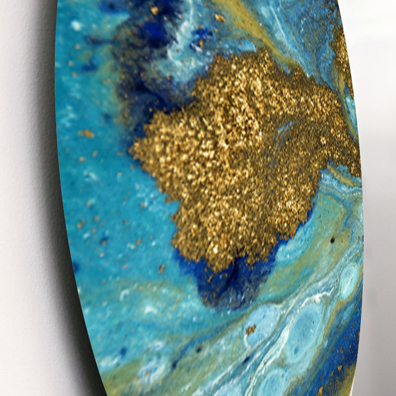 Glam Abstract Wall Decor on Metal
