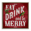 Art mural rétro sur toile «Be Merry» par Susan Arnot-1886828581-1886828583