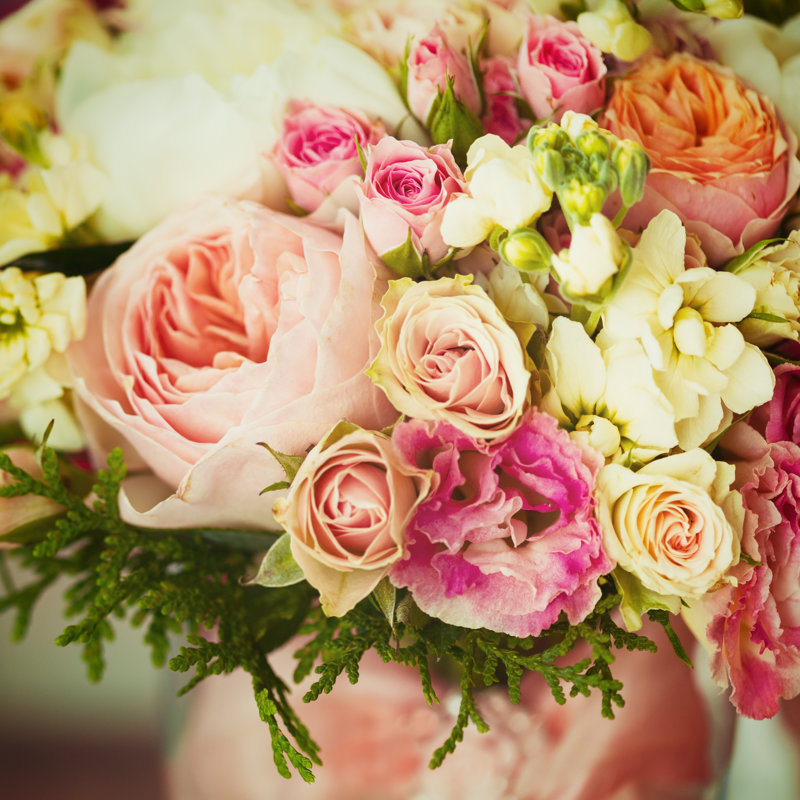 Bouquet by Dariazu - Wrapped Canvas Print, 122cm H x 122cm W x 3.8cm D
