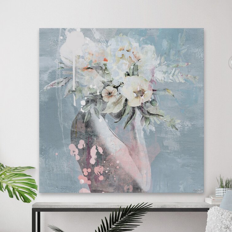 Marmont Hill Cover In Flowers On Canvas Print - Wayfair Canada