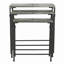 Ensemble de 3 supports pour plante gigognes en métal, L: 24 x 14 x 26 po, M: 21,5 x 11,5 x 23 po, S: 19 x 9 x 20 po