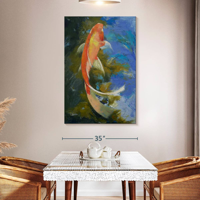 Brampt Butterfly Koi, 51" H x 34" W
