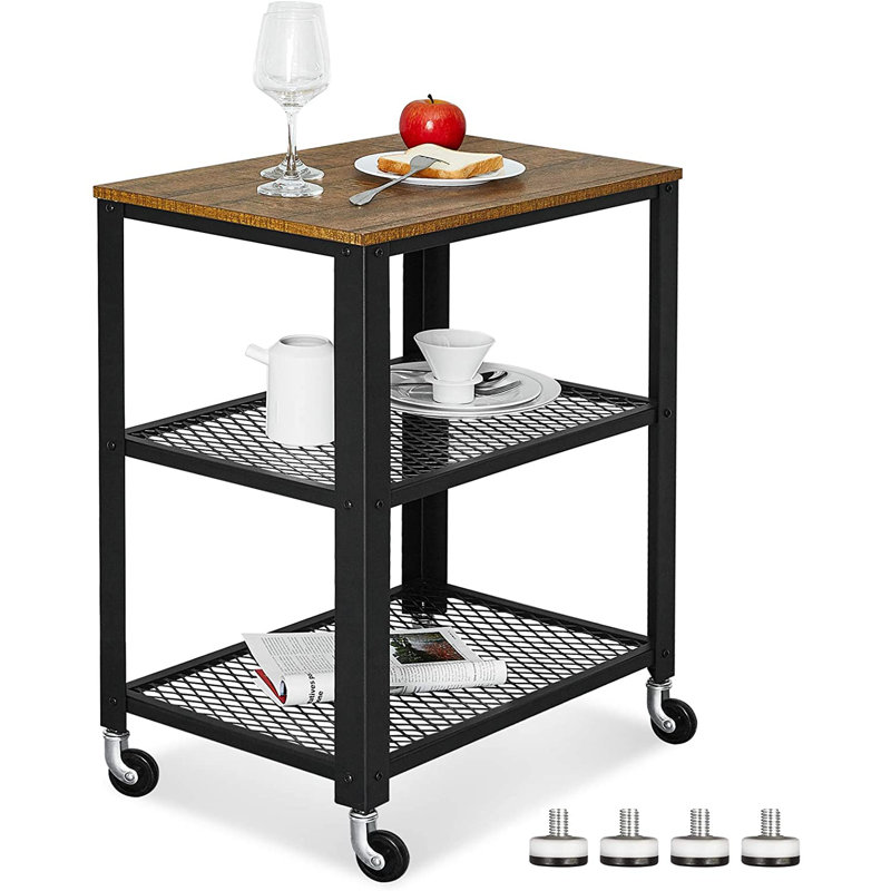 Charest Metal Bar Cart