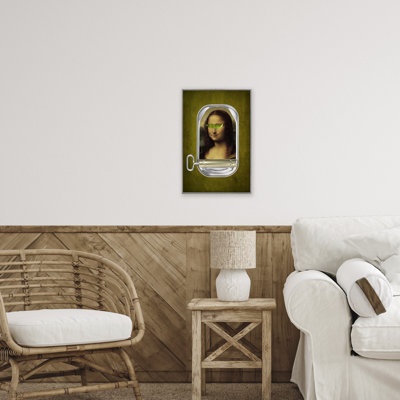 Estampe Mona Lisa en conserve, giclée par Elo Marc