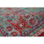 Tapis vert / rouge de haute qualité noué à la main