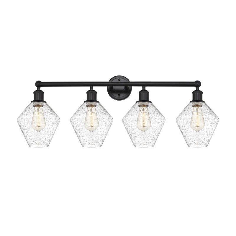 Amylea 4 - Light Dimmable Vanity Light, Matte Black