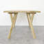 Izabella Oak Unfinished Solid Wood Dining Table-6405528