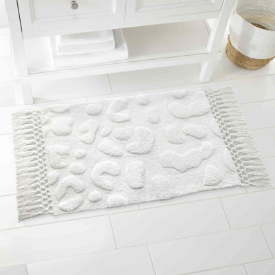 Nicole Miller Celina Cotton Non-Slip Bath Rug
