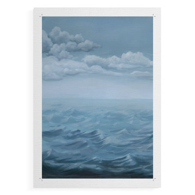 Roiling Sea I - Impression sur toile seulement - NON-CADRE