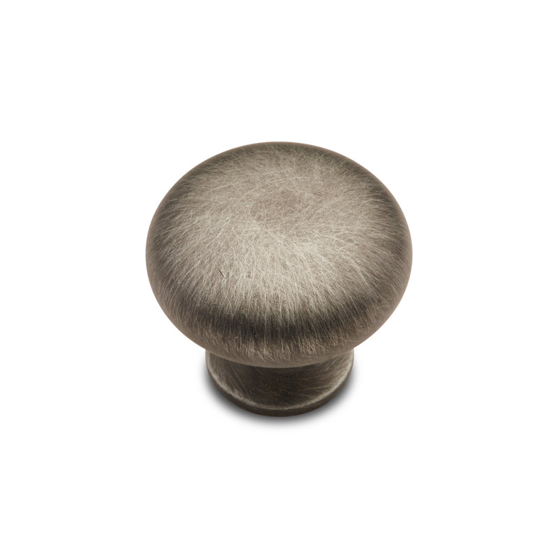 Poignée globe Globe CK Series, H 1,25 po x l 1,25 po x P 1,06 po, Nickel vieilli