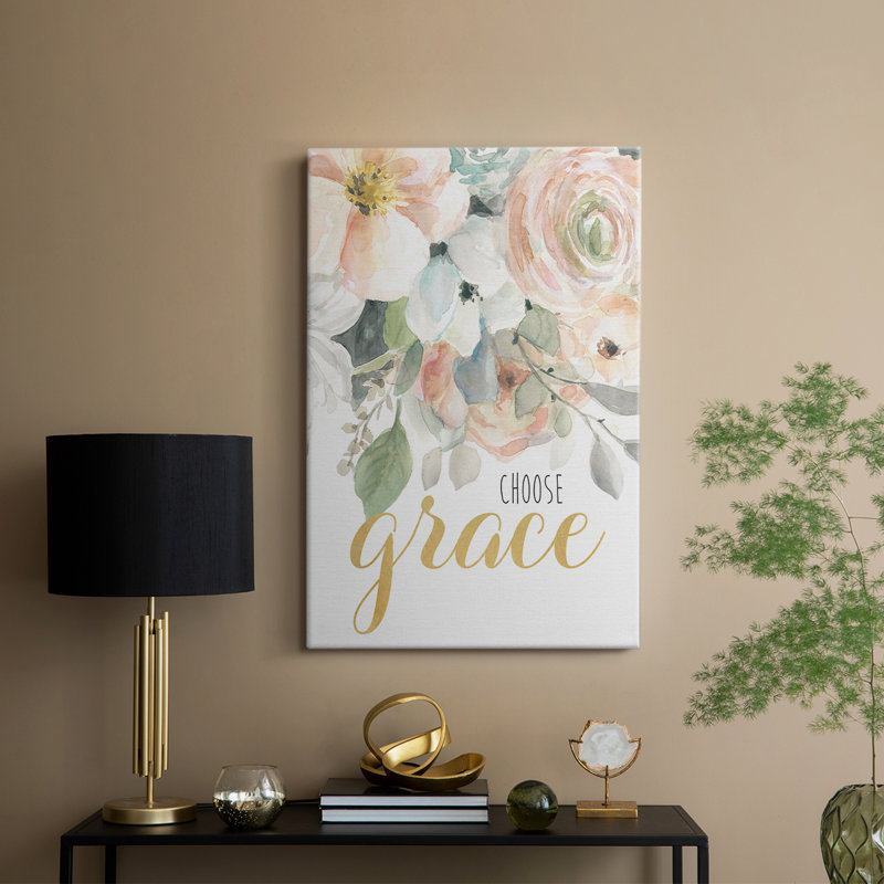 Choisissez la grâce - Cavas de galerie sur mesure