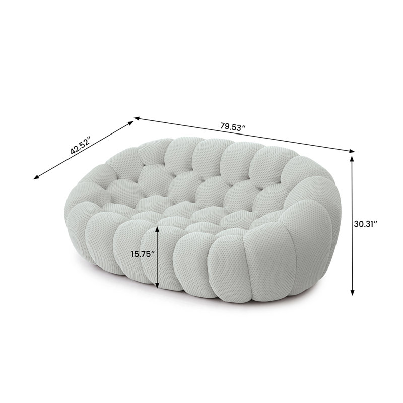 Causeuse modulaire Bubble