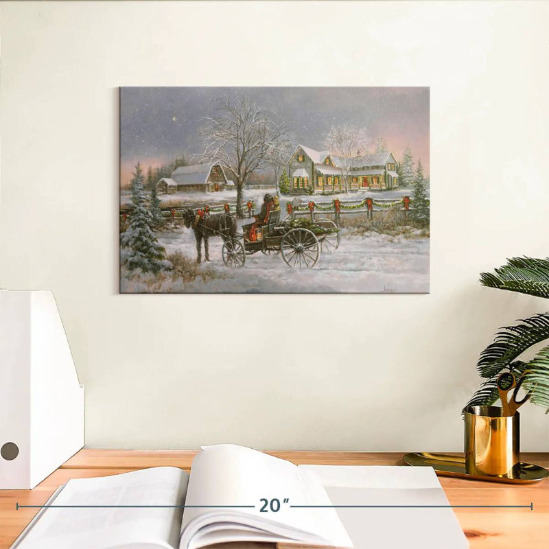 Saison de Noël, H 8 po x l 12 po