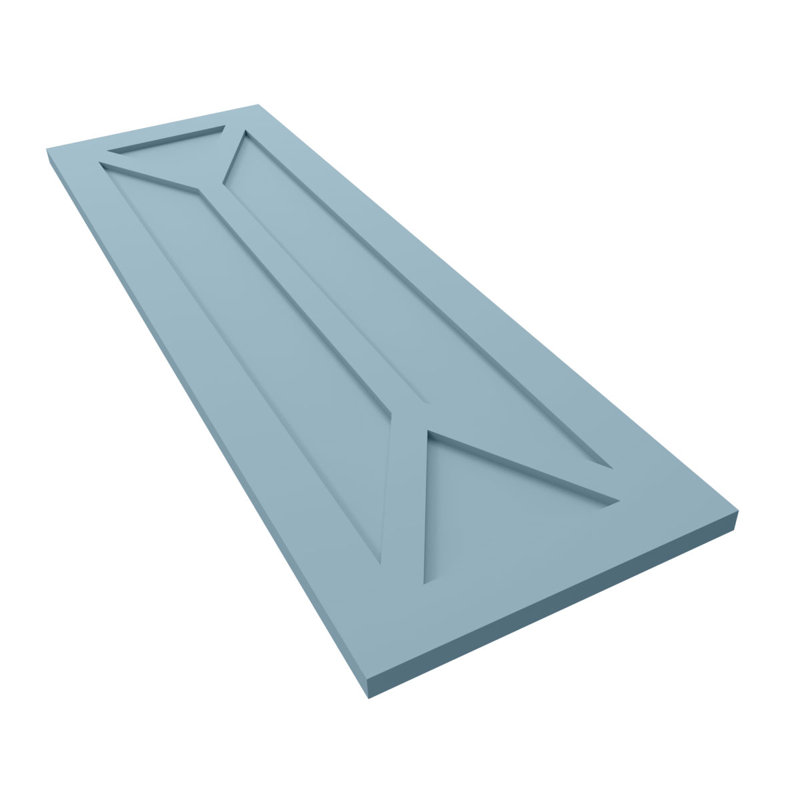 Volets EnduraCore Composite San Carlos, L 12 po, H 26 po, Bleu paisible