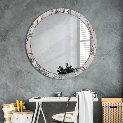 Huldar Glass Flat Wall Mirror