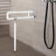 Rails de sécurité de toilette rabattables 23,6 po