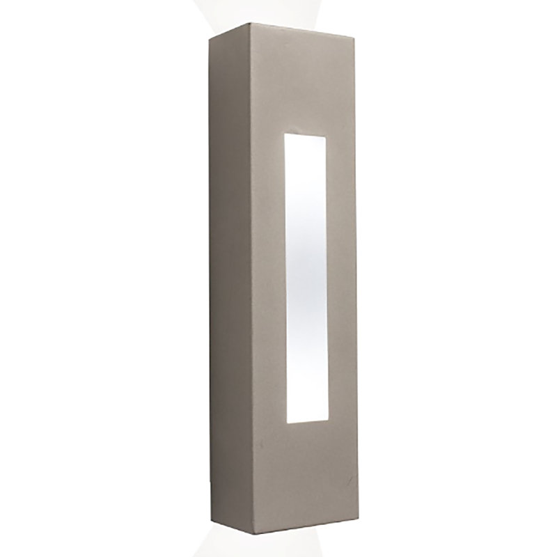 Liebermann LED Flush Mounted Sconce, Silver, 3000