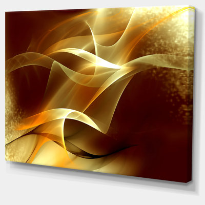 Lukens " Light Yellow Abstract Fractal Design "