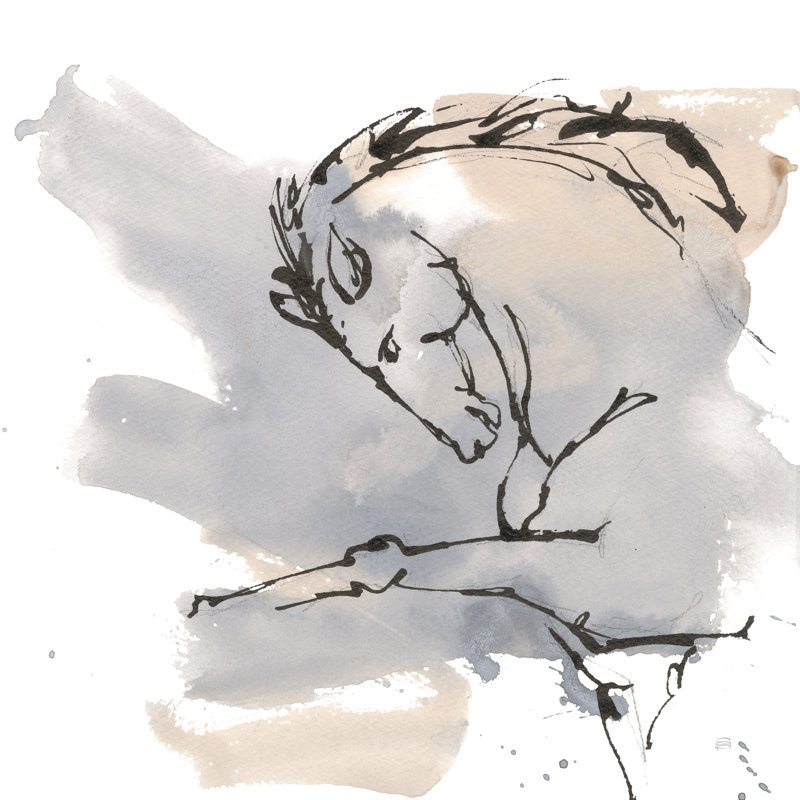 Imprimé Power Horse IV, Imprimé avec cadre noir, Non, H 12 po x l 12 po