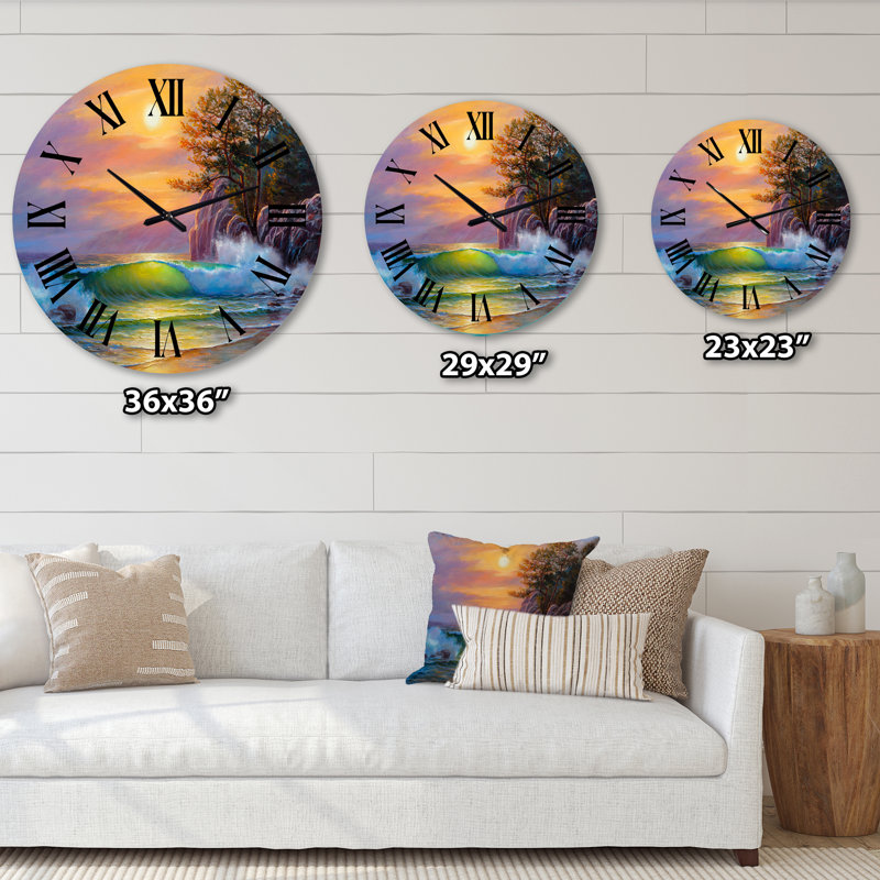Horloge murale nautique et côtière, Grand