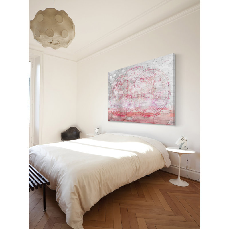 « flash of rose » par parvez taj,, reproduction d’art sur toile tendue, 16 po x 24 po
