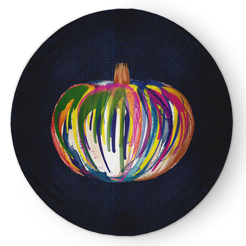 Charleville Chenille Indoor Rug, Round 5'