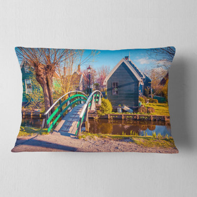 Landscape Reversible Throw Pillow