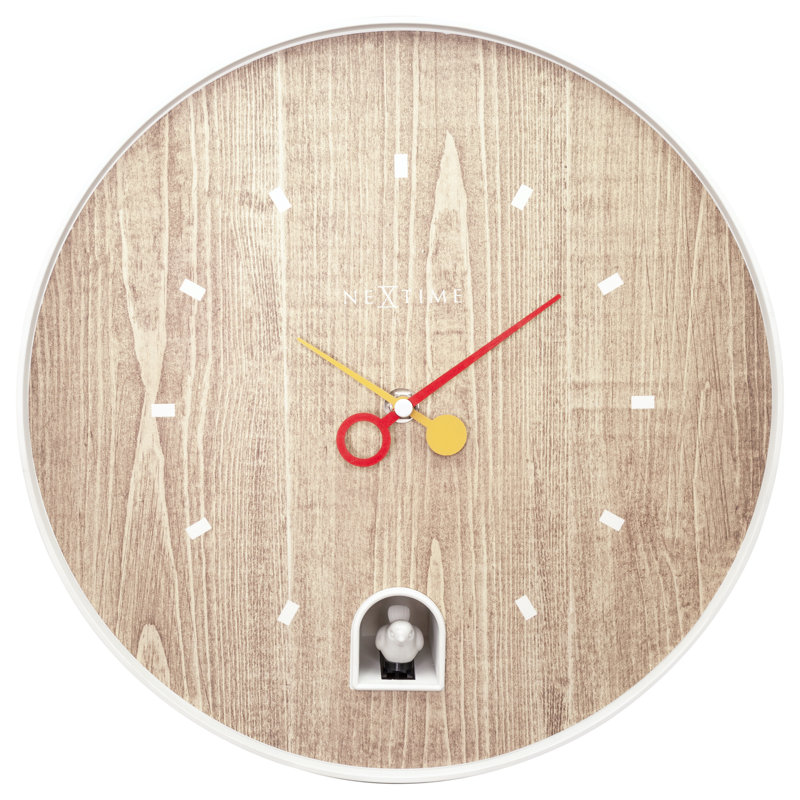 Horloge murale 11,82 po Nightingale, Ivoire / brun