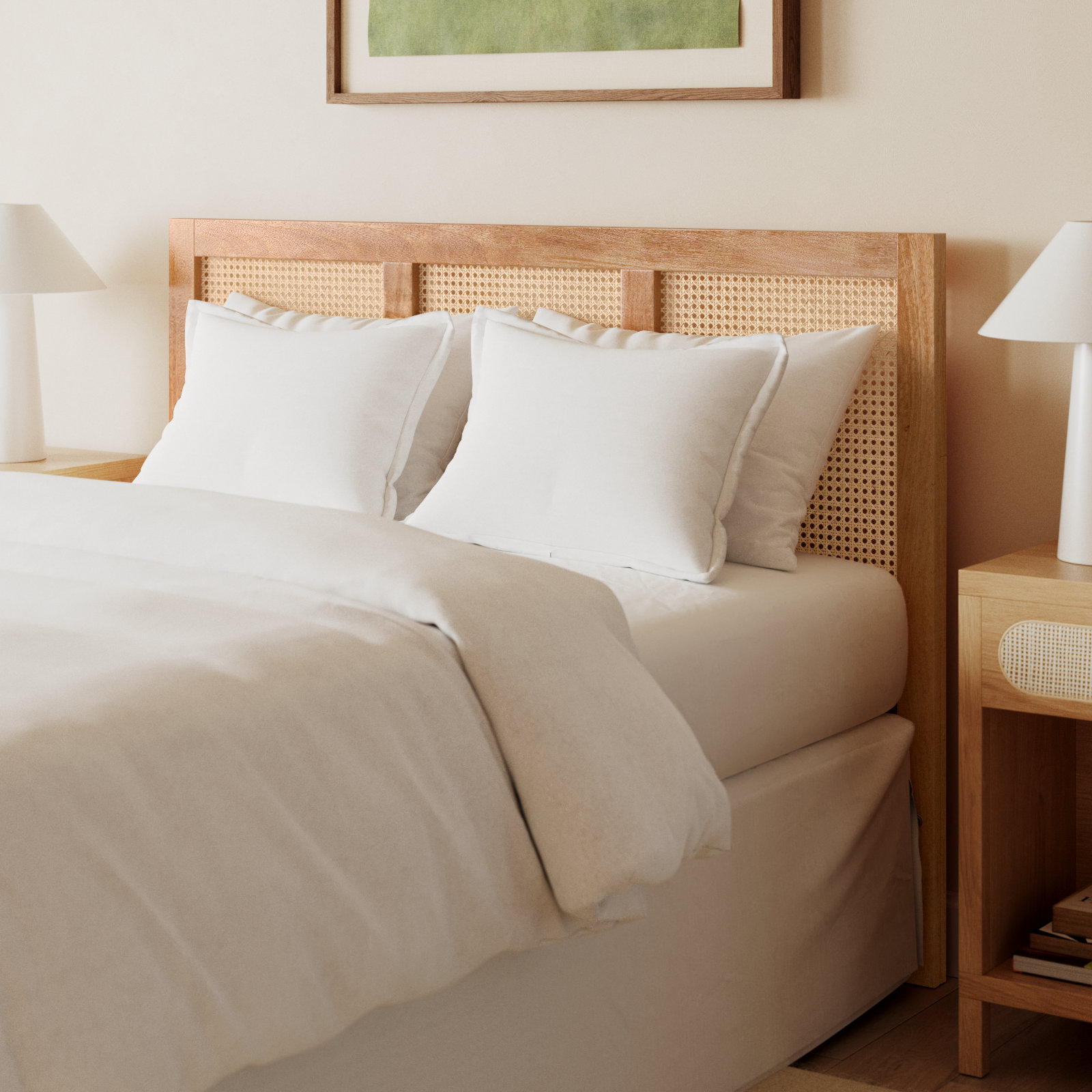 Tahoe Solid Wood Headboard, Natural, Queen