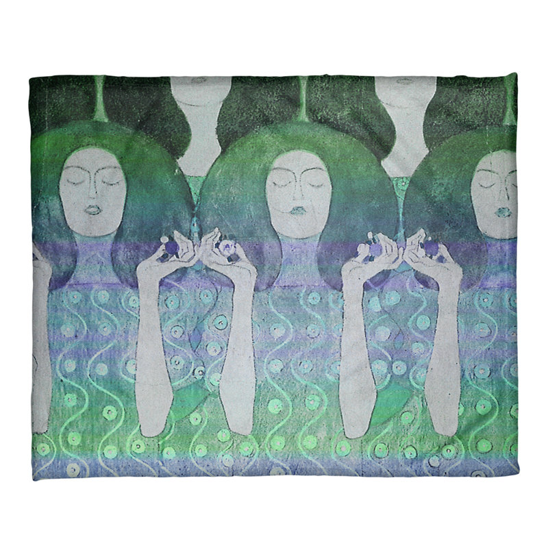  Jeté polaire Angel Brides, Vert / bleu