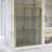56"-60" W X70 H Aluminum Framed Sliding Shower Door In Brushed Gold Finish-118558515