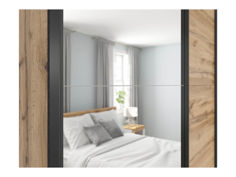 Manufactured Wood Wardrobe, Oak Wotan