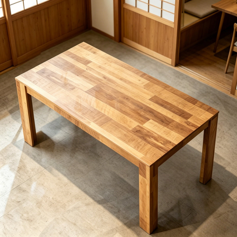 71"W Rectangular Kitchen Dining Table