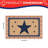 Plaid Border Star Juneteenth 60" x 120" Scalloped Edge Rectangular Tablecloth