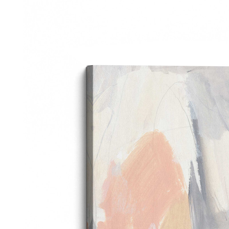 Doux rosé et abstrait I, reproduction sur toile dans un cadre, Stretched Canvas, 72" H x 48" W
