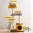 4 Tiers Cat Tree with Condons,Perch,Scratching Posts