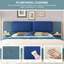 Stable and Solid Queen Size Upholstered Platform Bed-822810560-822810566