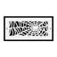 Évent de retour d'air 6 po x 14 po Spooky Gothic (8 po x 16 po au total) thermolaqué-109764806-109764568
