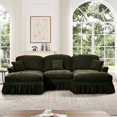 Upholstered 29.49 " Chenille Sectional