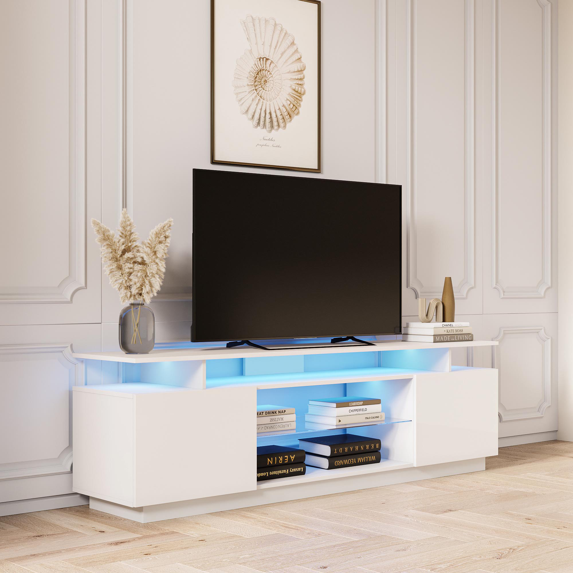 Wrought Studio TV Stand for 80 Inch TV Stands, Media Console ...