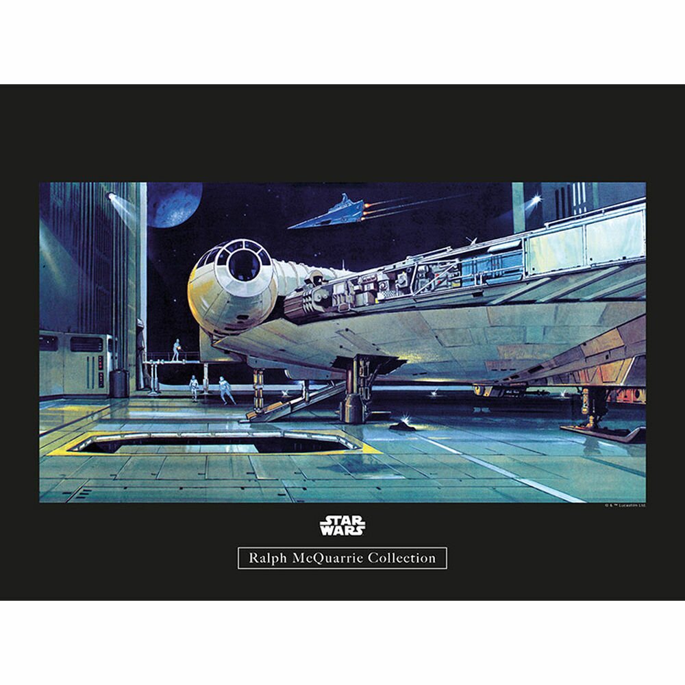 Poster Star Wars Rmq Falcon Hangar