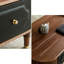 Table basse ovale vintage française-108072283