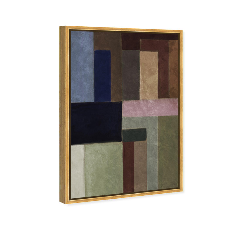 Perfect Fit Print by Oliver Gal, 31" H x 21" W, Gold Floater Frame